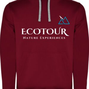 Sudadera Ecotour Rojo Oscuro